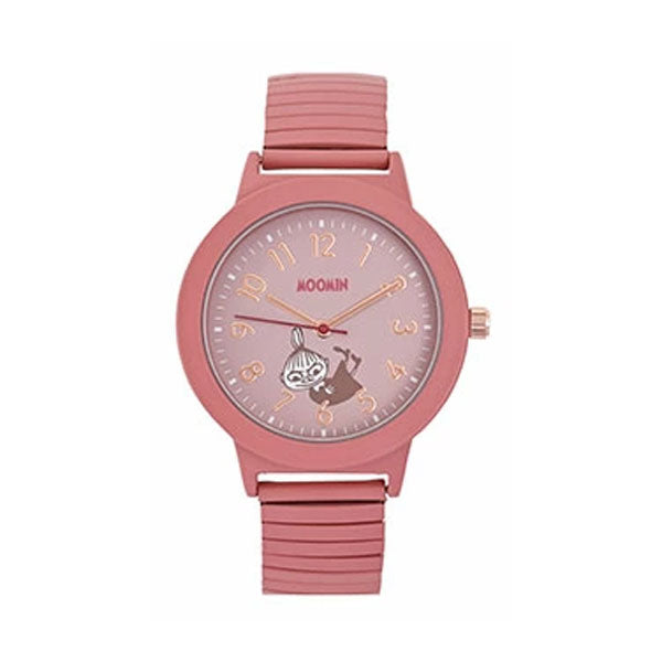 腕時計 ムーミン ジャバラウォッチ MOM026 定形外 送料無料 レディース ジャバラベルト リトルミイ スナフキン ムーミン谷  MOOMIN 時計 通勤 通学 ギフト シンプル 付けやすい かわいいアイボリー