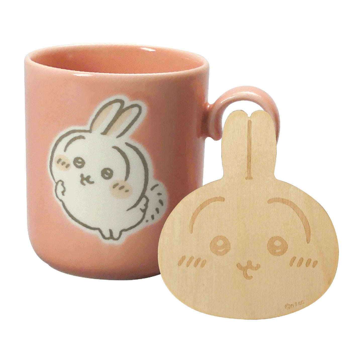 ちいかわ コースター付マグ カラーズ マグカップ CKW10 ちいかわ ハチワレ うさぎ モモンガ 木製コースター 磁器 300mlちいかわ