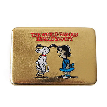 スヌーピー マルチケース コンパクトミラーケースL シルバー 定形外 送料無料 4513901 ピーナッツ ケース ミラー 小物入れ アクセサリーケース ジュエリーケース かわいい コンパクトケース ピルケース シルバー