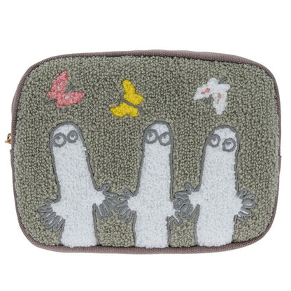 ムーミン サガラ刺繍ポーチ MU25SU リトルミイ ニョロニョロ 化粧ポーチ メイクポーチ ポーチ 小物入れ 刺繍 北欧 かわいい リトルミイ