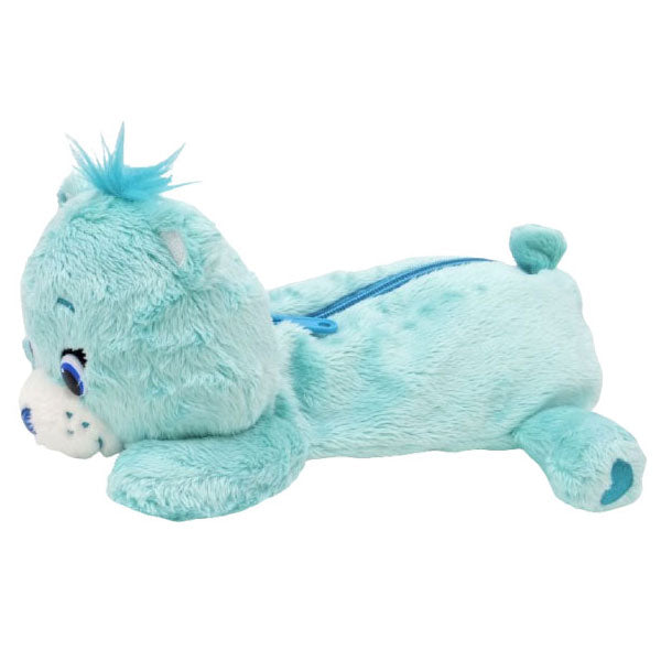 ケアベア ロングポーチ Care Bears ペンケース 定形外 送料無料 くま ベア― フィギアポーチ 筆箱 筆記用具 ペンポーチ 化粧ポーチ 文房具 ぬいぐるみ かわいい 大容量 便利 ギフトパープル