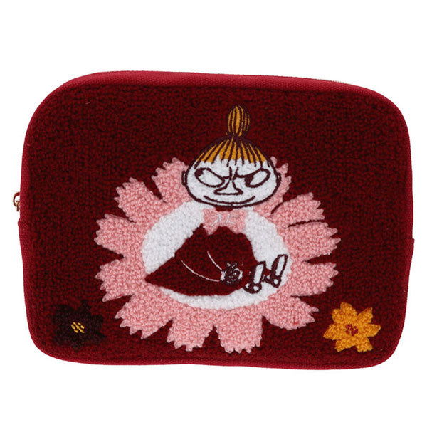ムーミン サガラ刺繍ポーチ MU25SU リトルミイ ニョロニョロ 化粧ポーチ メイクポーチ ポーチ 小物入れ 刺繍 北欧 かわいい リトルミイ