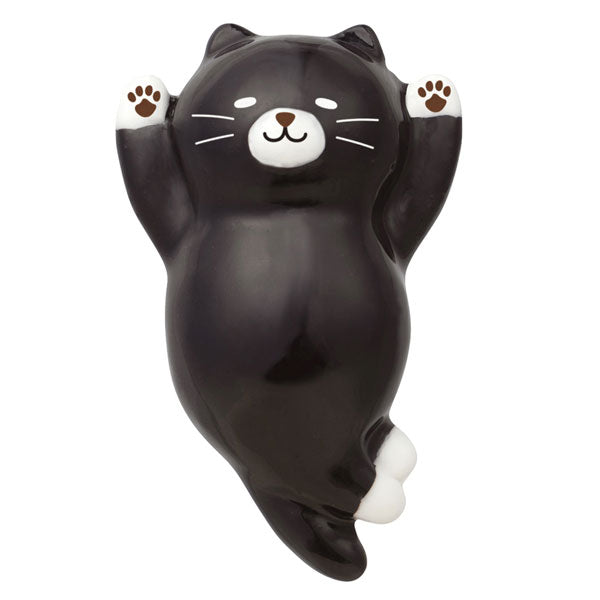 デコレ のんびりねこ 箸置き３個セット MG-3895 定形外 送料無料 猫 ねこ ネコ 箸置き へそてん みけ とら くろ カトラリーレスト 食卓 キッチン雑貨 小物 かわいい