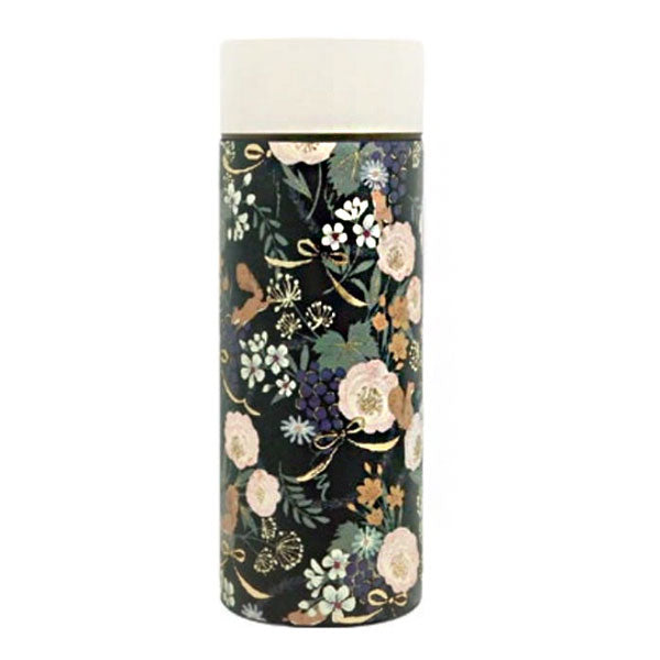 トモコハヤシ 携帯用 ステンレスボトル 300ml 送料無料 水筒 保温 保冷 真空二重構造 軽量 直飲み かわいい ねこ 花柄 テディベア いちご くま オフィス 学校ロマンティックキャット