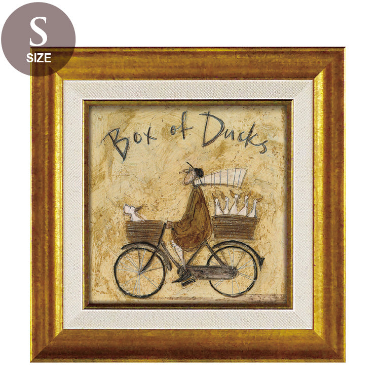 サムトフト アヒル ボックス ST-04061 Sサイズ アートフレーム 絵画 ユーパワー 犬 自転車 アヒル 人物 ギフト アート おしゃれ 北欧 インテリア お部屋