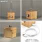 送料無料 TSUYANA WOODEN AROMA DIFFUSER ディフューザー ワイヤレス 充電式 ネブライザー式 ガラス コードレス 日本製  国産 真鍮 木 シンプル アロマ