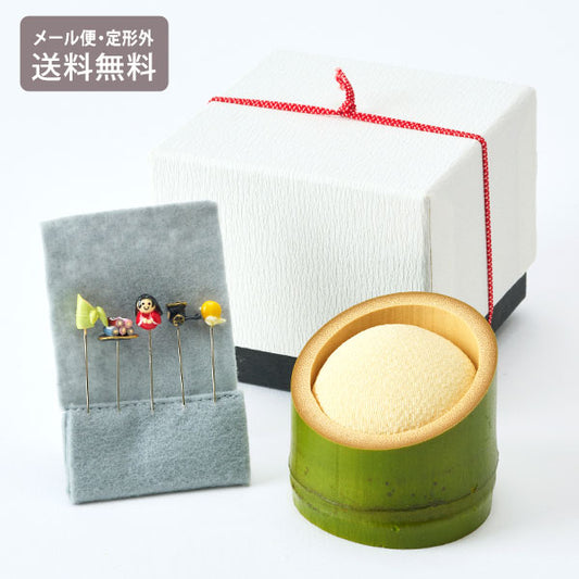 金沢のお針箱 針物語 かぐや姫 定形外 送料無料 針山 待ち針 5本セット おしゃれ かわいい ミニチュア 裁縫 手芸 昔話 日本製 ギフト