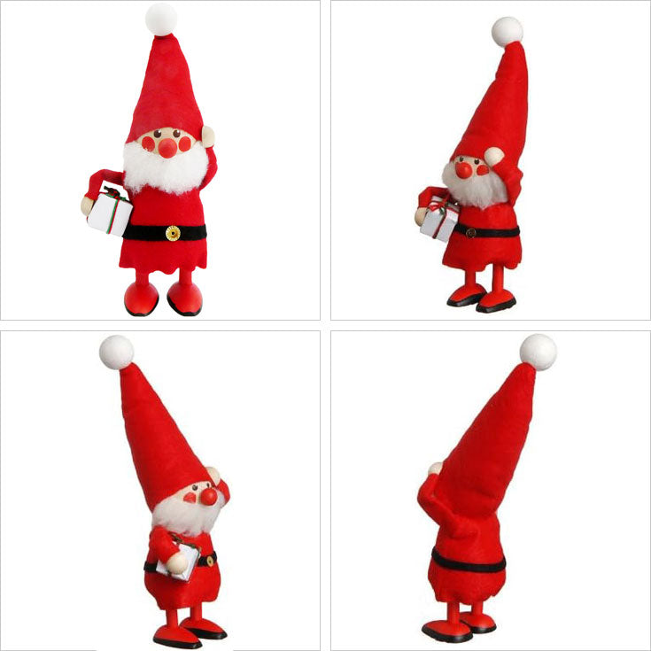 ノルディカニッセ プレゼントを持ったサンタ NRD120063 サンタ ノルディカ 定型外 送料無料 クリスマス サンタクロ－ス 木製 人形