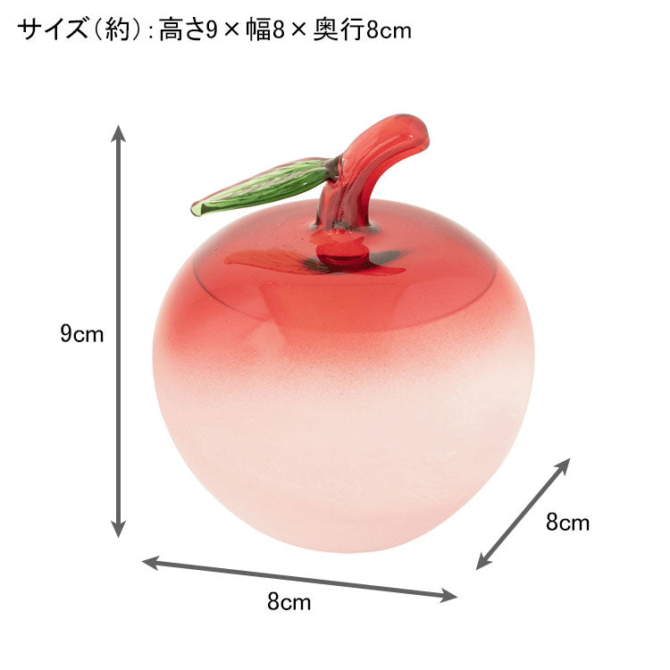 茶谷産業 ストームグラス りんご 333-418 気象計 気象予測 天気 アップル ガラス インテリア ギフト