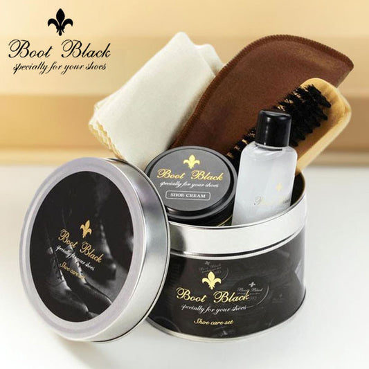 BootBlack ソルティドッグ セット コロンブス 靴磨きセット 革製品 靴補修 靴ケア シューケア セット お手入れ 缶入り シューズ メンテナンス ギフト 日本製
