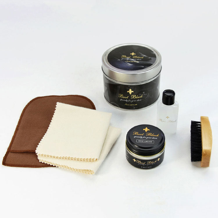 BootBlack ソルティドッグ セット コロンブス 靴磨きセット 革製品 靴補修 靴ケア シューケア セット お手入れ 缶入り シューズ メンテナンス ギフト 日本製