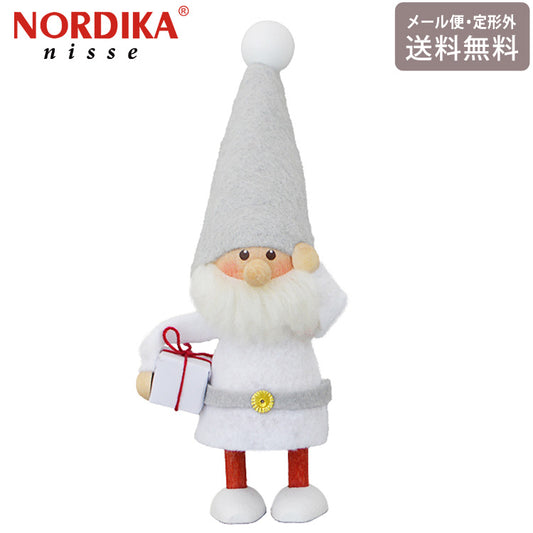 プレゼントを持ったサンタ サイレントナイト ホワイト サンタ 白 NRD120862 2025 定形外 送料無料 ノルディカ クリスマス プレゼント
