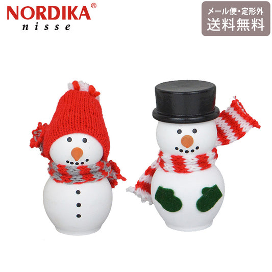 ノルディカニッセ スノーマン 雪だるま ハット ミトン ニット帽 NRD120865 NRD120866 2025 定形外 送料無料 ノルディカ クリスマス サンタ 冬スノーマン ハット/ ミトン