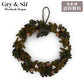 グライアンドシフ リース ドングリ ホワイトベリー クリスマス 玄関 インテリア 送料無料 EGF120573 ハンドメイド おしゃれ
