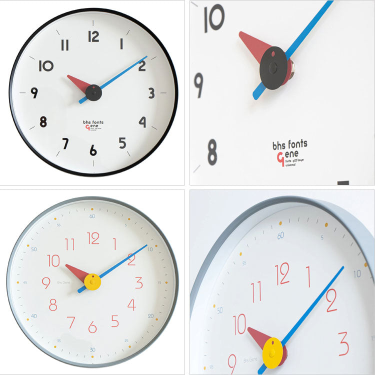 エルコミューン ウォールクロック BHS GENE Universal／Pro L WCL-025 WCL-026 送料無料 時計 壁掛け 掛け時計 クロック モダン スイープムーブメント 音がしないUniversal