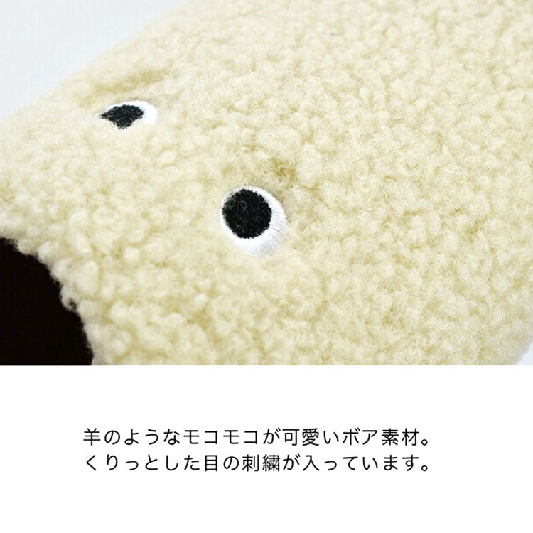 ペゴッパ ルームシューズ M 定形外 送料無料 レディース あったか スリッパ モコモコ かわいい 冬 室内履き A703IV A703BE A703SP A703MU 羊風 ふわふわ ギフト アイボリー