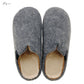 ピエーデ フェルト スリッパ ソフトインソール M 高反発インソール 手洗いOK あったか 室内履き ギフト対応 PIEDEグレー
