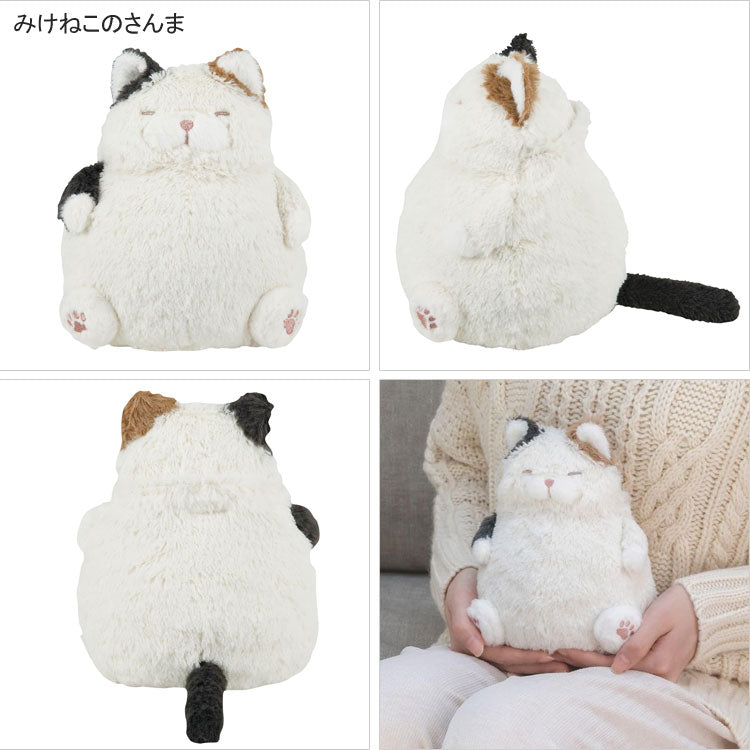 ねこ肯定感 ウォームミニクッション 猫 ぬくもり クッション 定形外 送料無料 電子レンジ ホットウォーマー カイロ 湯たんぽ あったかグッズ 節電 エコ 冬 癒し プレゼント 34211-11 34211-42 34211-73みけねこのさんま