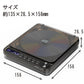 リラックス ピクセルチューンズ ＣＤプレーヤー RE-D9X01 送料無料 Bluetooth対応 レトロプレーヤー 音楽 CD スケルトン レトロフューチャー ESP機能 壁掛けOK ワイヤレス接続可 インテリアウォームグレー
