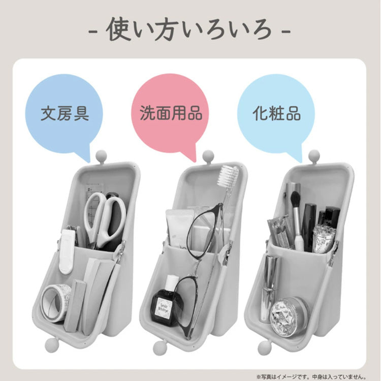 エアピタ クツワ サンリオ 筆箱 ペンケース 定形外 送料無料 SA006 ハローキティ ポチャッコ クロミ シナモロール ポーチ 小物入れ がま口 スマホスタンド 筆記用具ハローキティ