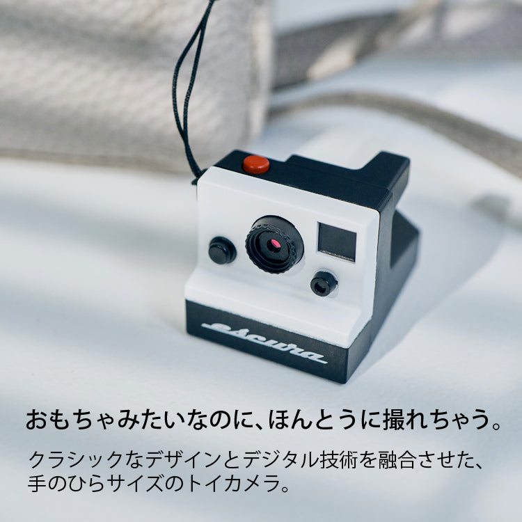 カメラ ESCURA レトロ１ デジタル ミニカメラ 保証書付 定形外 送料無料 エスクーラ
894-AMZ10003 シンシア ポラロイド デジタルカメラ 超小型 レトロ インスタントカメラ ノスタルジック ミニチュア 玩具ホワイト