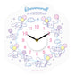 サンリオキャラクターズ ウォールクロック ステッカー 送料無料 WC-SRO サンリオ マイメロ クロミ ポムポムプリン シナモン キキララ ハローキティ 時計 壁 簡単設置 かわいい サンリオキャラクターズ