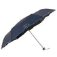 ハナエモリ 晴雨兼用折傘 54cm 送料無料 定形外 27072-72 折りたたみ傘 雨傘 日傘 遮光 遮熱 UV UVカット 日焼け対策 ワンポイントデザイン シンプル ブラック