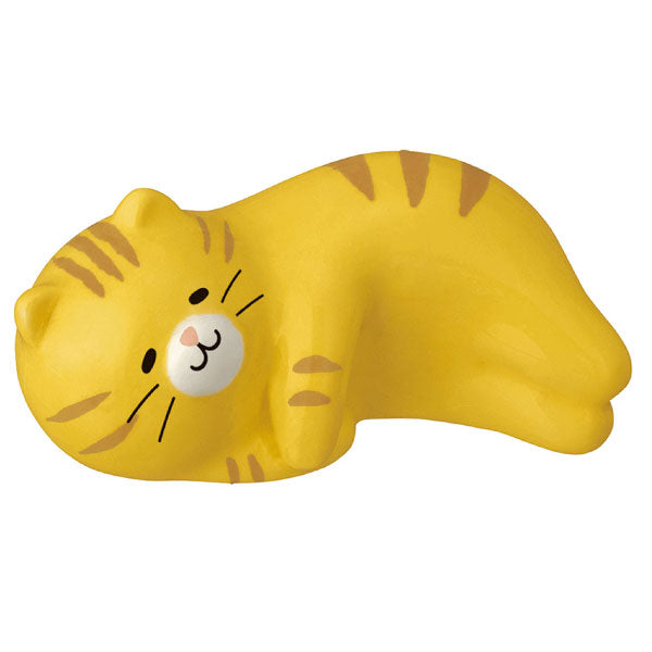 デコレ のんびりねこ 箸置き３個セット MG-3895 定形外 送料無料 猫 ねこ ネコ 箸置き へそてん みけ とら くろ カトラリーレスト 食卓 キッチン雑貨 小物 かわいい