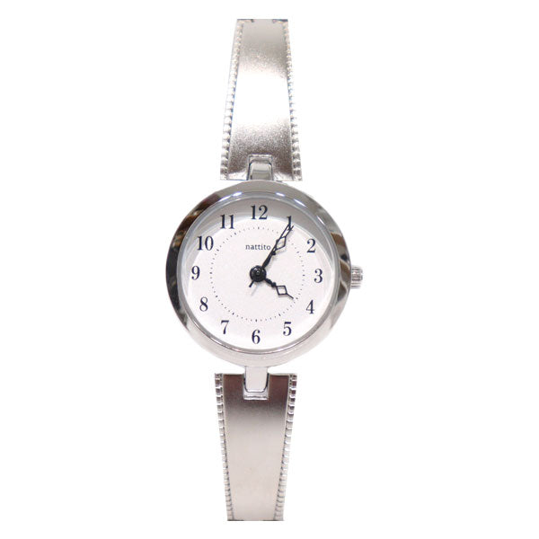 腕時計 レディース ロバン ST305 時計 ニッケルフリー シンプル 金属アレルギー ラウンド アンティーク風 通勤 仕事シルバー