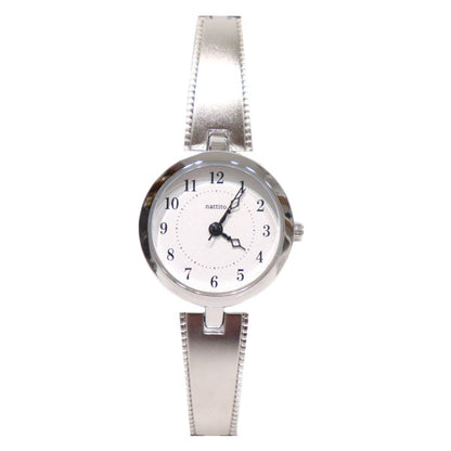 腕時計 レディース ロバン ST305 時計 ニッケルフリー シンプル 金属アレルギー ラウンド アンティーク風 通勤 仕事シルバー