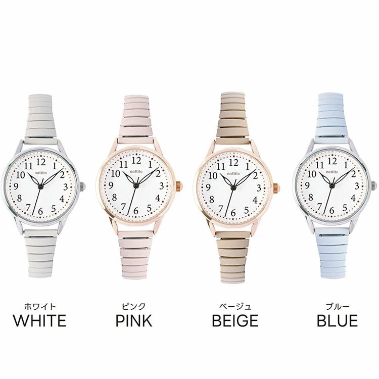 腕時計 レディース パウラ ジャバラウォッチ YM135 定形外 送料無料 時計 ニュアンスカラー シンプル かわいい 通学 通勤 ギフトホワイト
