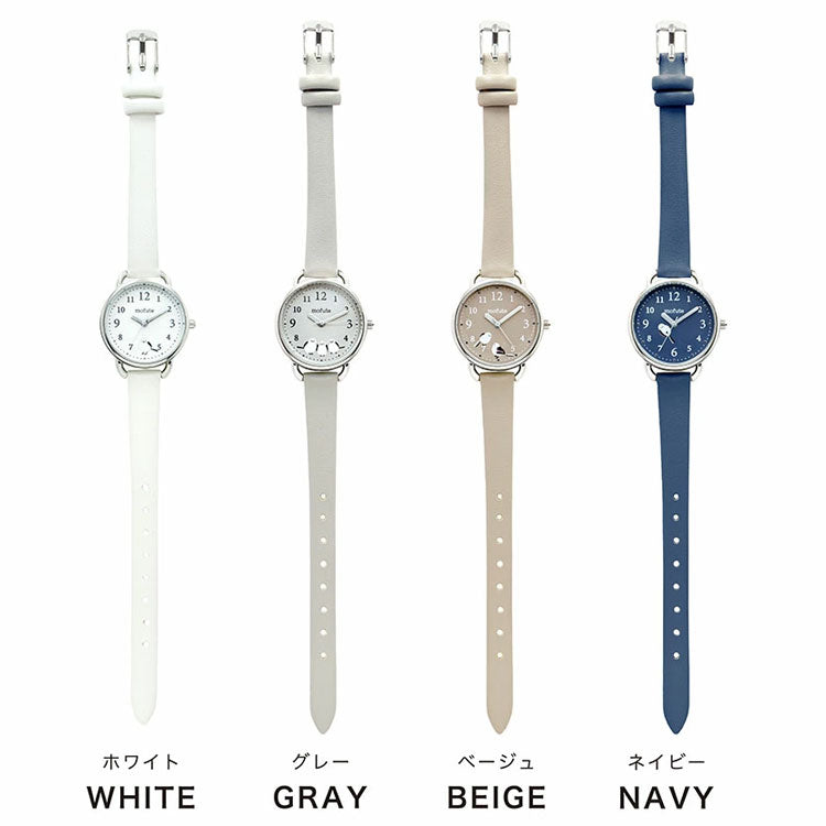 腕時計 レディース シマエナガ ゆきちゃん MKL2425 定形外 送料無料 時計 革ベルト 鳥 トリ 白い鳥 キッズ 通学 通勤  かわいい ギフトホワイト