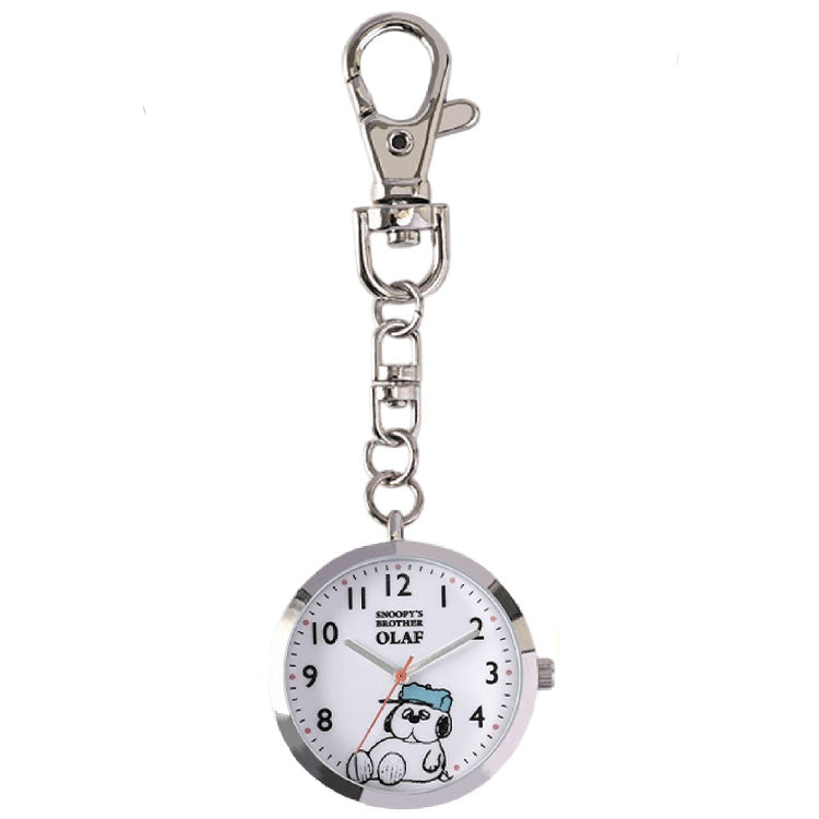 時計 スヌーピー カジュアルKC ウォッチ キーチェーン 定形外 送料無料 PNT055 チャームウォッチ ピーナッツ レディース キッズ 仕事 ビジネス かわいい ナースウォッチSNW