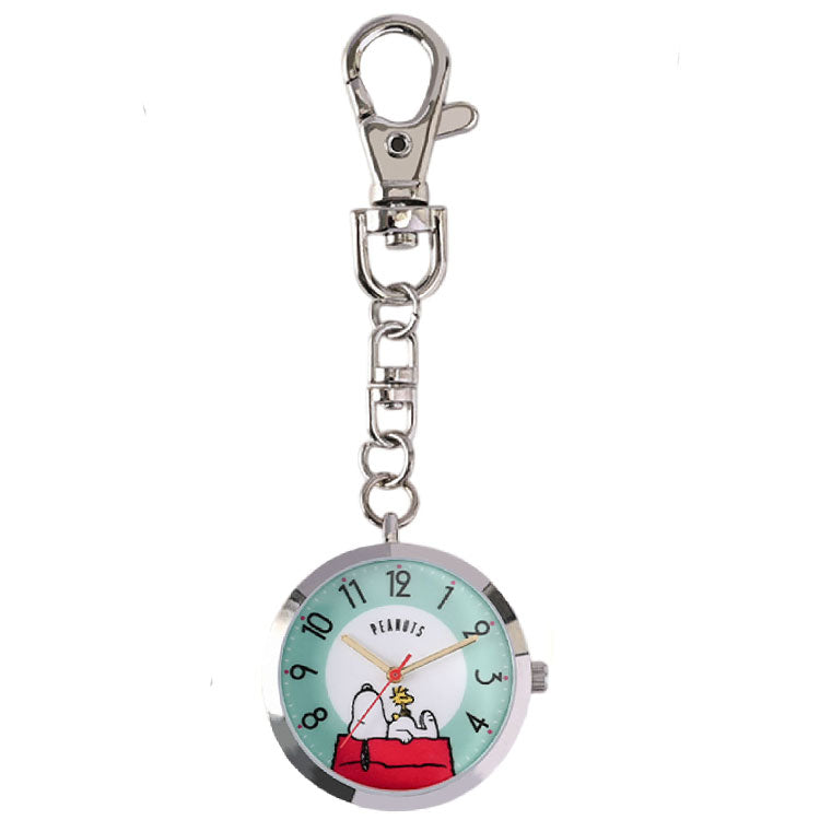 時計 スヌーピー カジュアルKC ウォッチ キーチェーン 定形外 送料無料 PNT055 チャームウォッチ ピーナッツ レディース キッズ 仕事 ビジネス かわいい ナースウォッチSNW