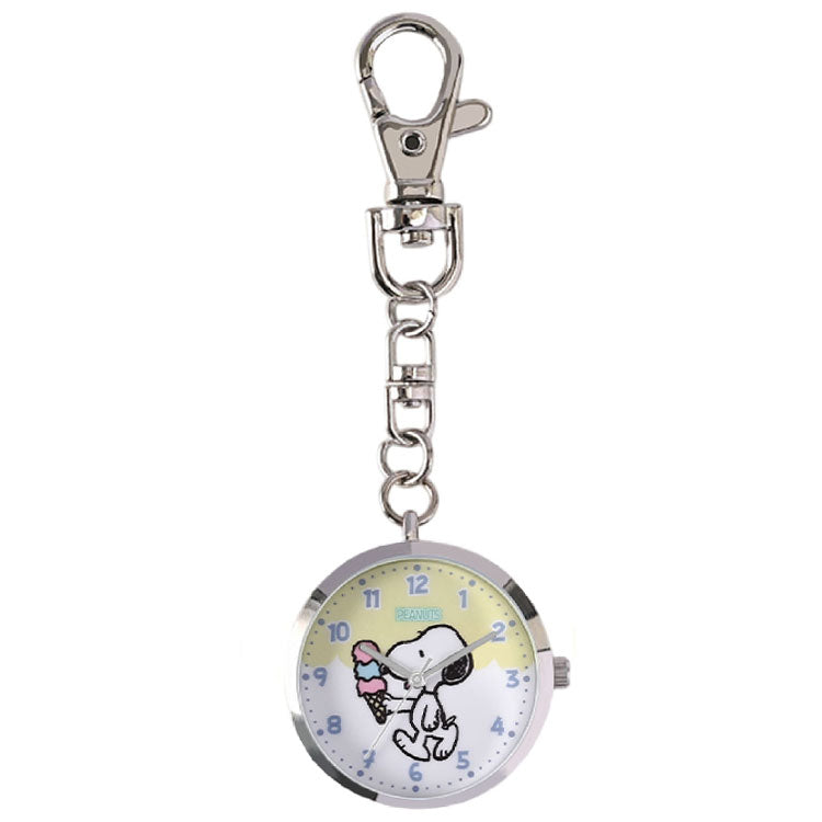 時計 スヌーピー カジュアルKC ウォッチ キーチェーン 定形外 送料無料 PNT055 チャームウォッチ ピーナッツ レディース キッズ 仕事 ビジネス かわいい ナースウォッチSNW