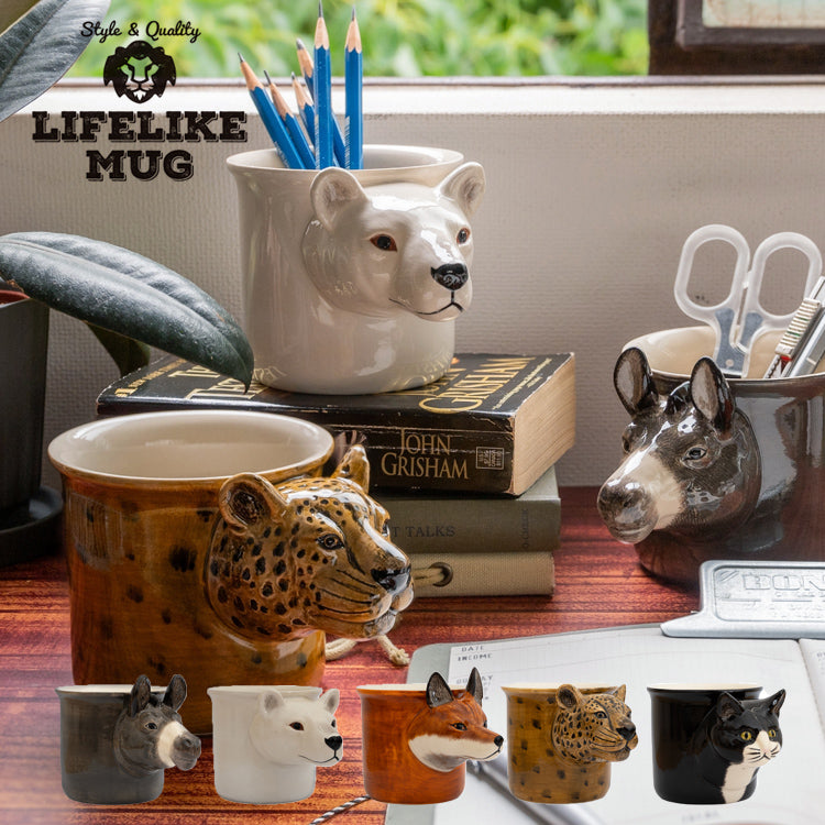 タイトル	スペースジョイ ライフライク マグ LIFELIKE MUG マグカップ 大きい コップ カップ 動物 ネコ ロバ シロクマ キツネ ヒョウ ハチワレ ハンドメイド		 キャッチ	食器 ギフト プレゼント ストーンウェア		 代表商品コード	ki-578sj5122005		 仕入先	スペースジョイ	1007