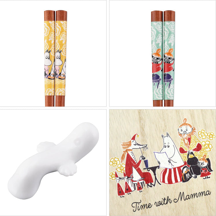 山加商店 ムーミン 木箱入り ペア箸セット Time with Mamma MM9500-842H 箸 はし 箸置き ムーミンママ リトルミィ キッチン ギフト 北欧