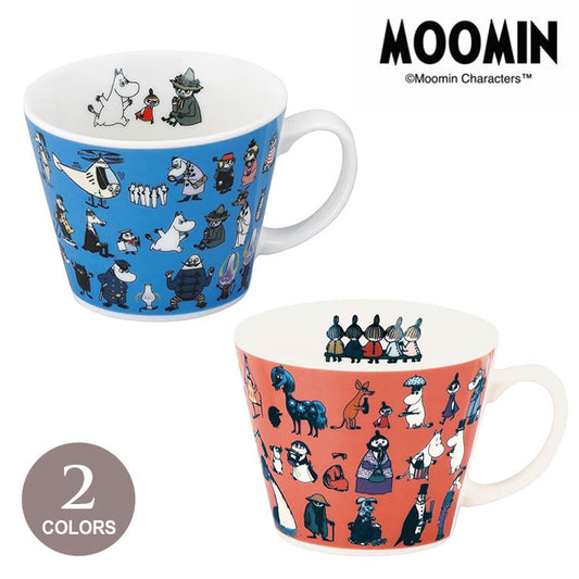 ムーミン スープマグ 80th ALL STARS MM11001-36 MM11002-36 キッチン マグカップ マグ 食器 北欧 スナフキン ミィ 大きい ギフトブルー