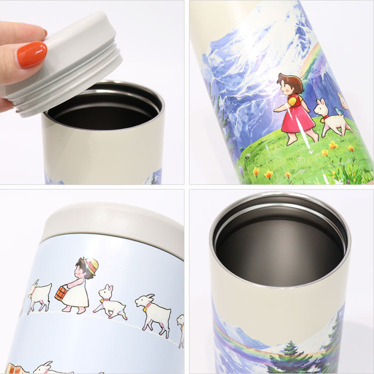 アルプスの少女 ハイジ 3WAY マルチステンレスボトル 580ml 送料無料 812-504 812-503 ステンレスボトル 水筒 真空二重 保温保冷 ペットボトルホルダー 缶ホルダー ハイジ ペーター ヨーゼフ ユキちゃん とことこ