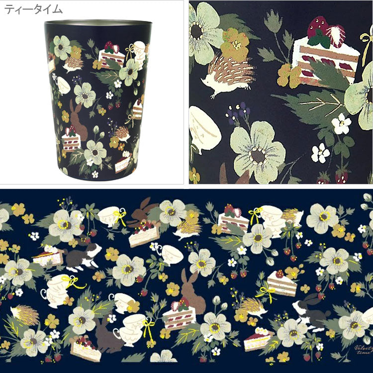 トモコハヤシ 2WAY 真空二重タンブラー 450ml 定形外 送料無料 保温保冷 林朋子 Velvetytime ドリンクホルダー カップ コップ ネコ いちご 花柄 テディベア ケーキ 気球 オフィス 仕事ロマンティックキャット