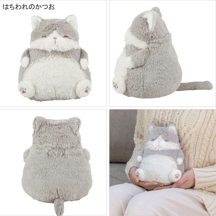 ねこ肯定感 ウォームミニクッション 猫 ぬくもり クッション 定形外 送料無料 電子レンジ ホットウォーマー カイロ 湯たんぽ あったかグッズ 節電 エコ 冬 癒し プレゼント 34211-11 34211-42 34211-73みけねこのさんま