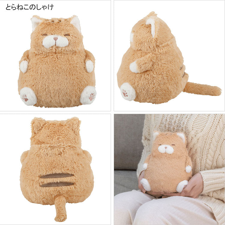 ねこ肯定感 ウォームミニクッション 猫 ぬくもり クッション 定形外 送料無料 電子レンジ ホットウォーマー カイロ 湯たんぽ あったかグッズ 節電 エコ 冬 癒し プレゼント 34211-11 34211-42 34211-73みけねこのさんま