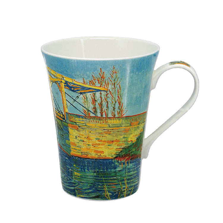 名画 マグカップ AC-0200 世界の名画と コーヒータイム ボーンチャイナ ティーカップモネ「睡蓮II」