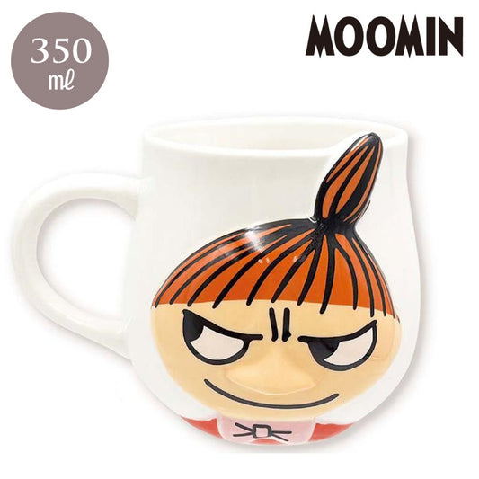 MOOMIN ムーミン リトルミイ ダイカット フェイスマグ マグカップ 350ml MOM-798 磁器 キャラクター 食器 専用BOX付き