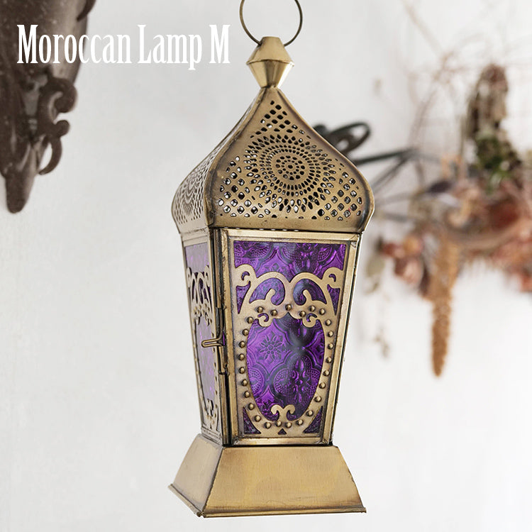 テーブル ランプ モロッカン ランプ M サン パープル 16024-830-060 アジア エキゾチック 照明 ライト 間接照明 卓上