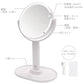 VENUSiS  ヴィナシス スマホスタンド付き LEDミラー ミラー VML-4200-5X ホワイト 送料無料 女優ミラー 3色調光 充電式 手鏡  置き型 メイクミラー 明るさ調整 LED