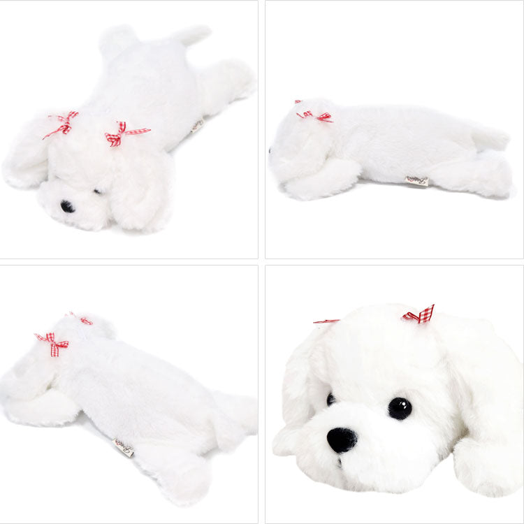 ワイルドアニマル ペンケース マルチーズ 定形外 送料無料 ドック イヌ 犬 ぬいぐるみ 筆箱 ペンポーチ ポーチ フィギアポーチ