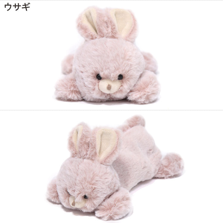 アニマル ぬいぐるみ ポーチ 定形外 送料無料 TY040 ペンケース フィギアポーチ クマ うさぎ シュナウザー パンダ ひよこ しろねこ クロネコ 黒猫 白猫 筆記用具 動物 クマ