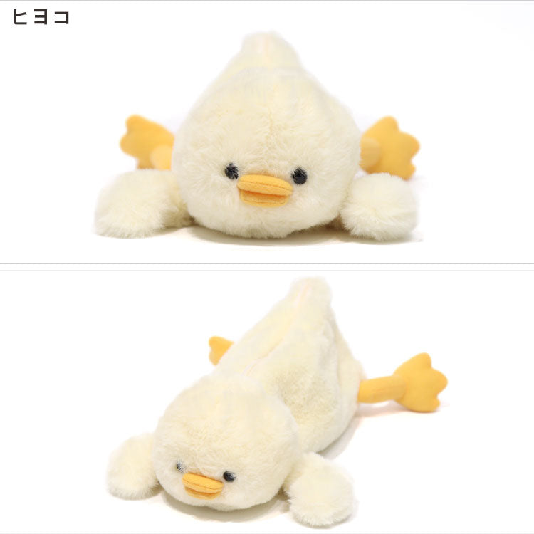 アニマル ぬいぐるみ ポーチ 定形外 送料無料 TY040 ペンケース フィギアポーチ クマ うさぎ シュナウザー パンダ ひよこ しろねこ クロネコ 黒猫 白猫 筆記用具 動物 クマ