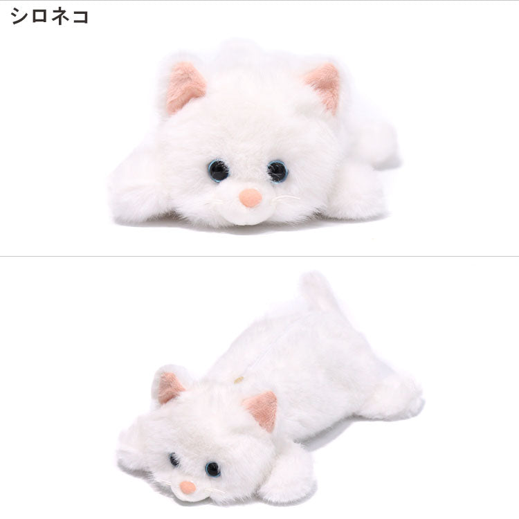 アニマル ぬいぐるみ ポーチ 定形外 送料無料 TY040 ペンケース フィギアポーチ クマ うさぎ シュナウザー パンダ ひよこ しろねこ クロネコ 黒猫 白猫 筆記用具 動物 クマ